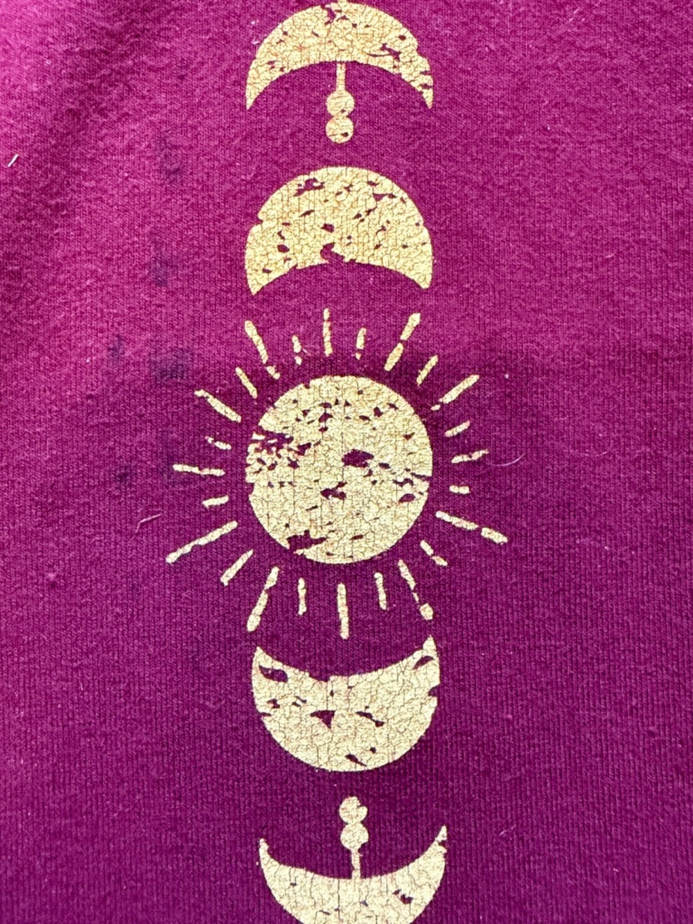 Soul Flower leggings- sun, moon and stars- size Medium - Picture 6 of 8